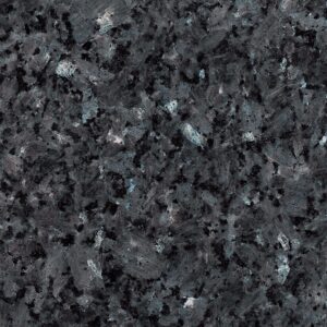 Black Granite Winged Weeping Angel Holding Floral Carved Headstone